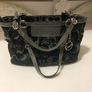 Coach bag patent and canvas new